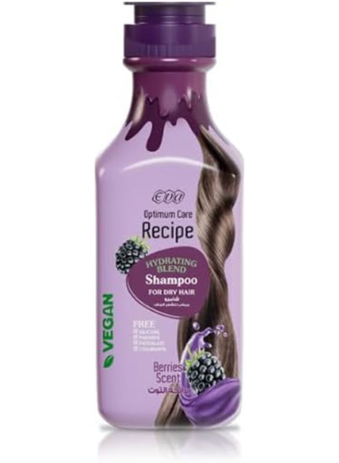 Eva Shampoo for Dry Hair, Berry Scent, 370ml